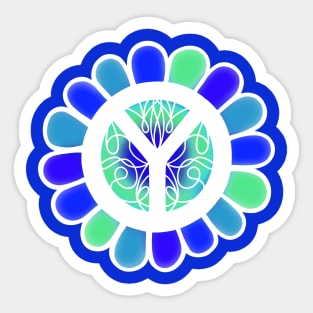 FLOWER Peace Activist Sticker